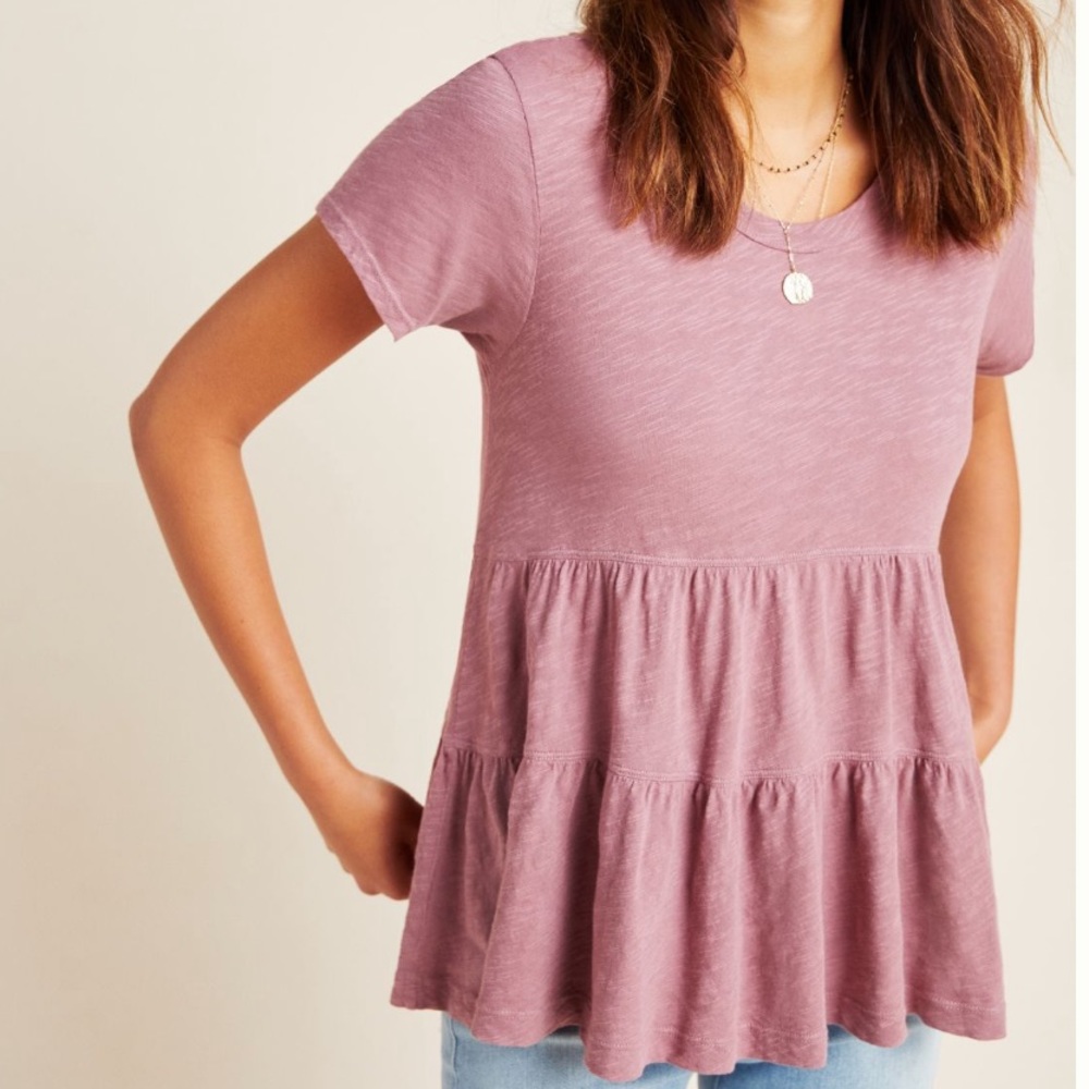 Anthropologie Marika BabyDoll Tee